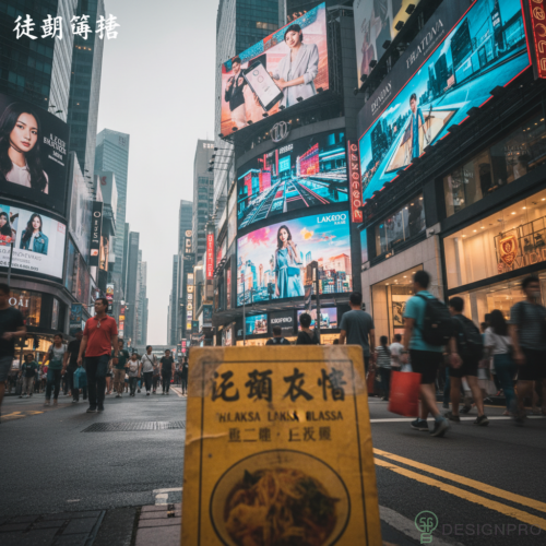 Creative Poster Design Graphics ideas 2026 | SGDesign Pro 5 High-traffic poster design Singapore on Orchard Road