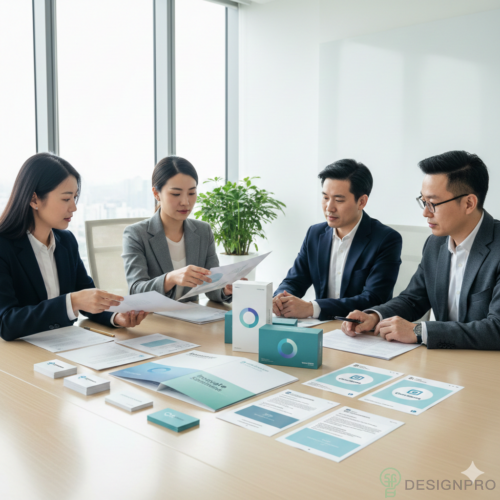 2026 Graphic Designer Singapore: Get Professional Services 6 Inconsistent brand materials displayed together