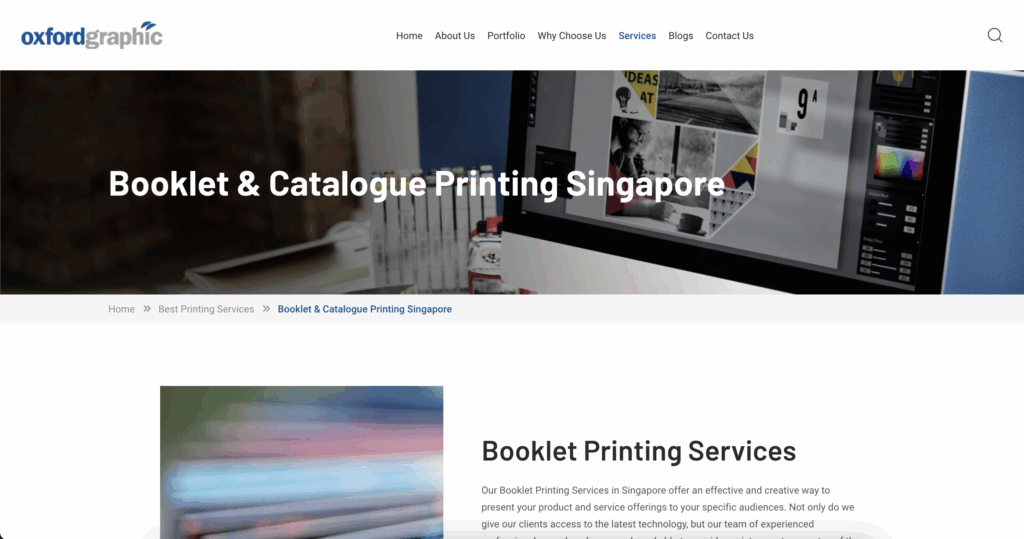 Top 10 Publication & Book Design + Print Studios in Singapore|Styles, Services, and Company Profiles 3 Oxford Graphic Printers
