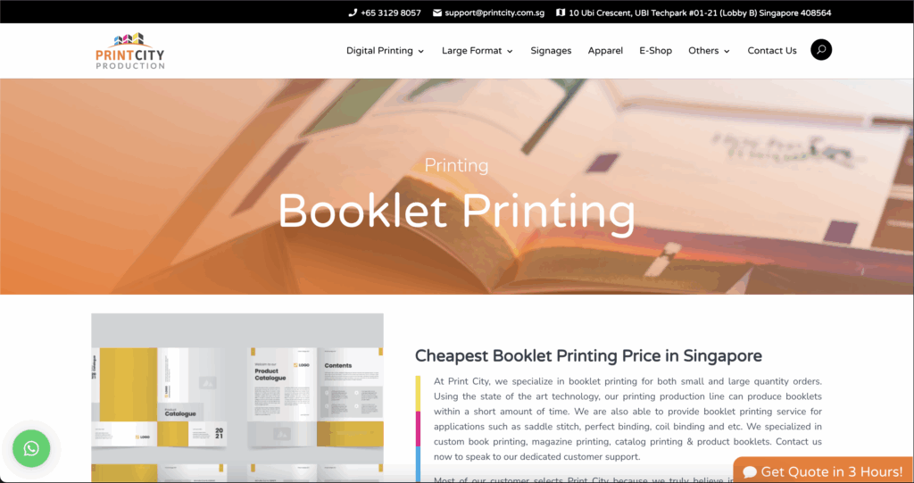 Top 10 Publication & Book Design + Print Studios in Singapore|Styles, Services, and Company Profiles 4 Print City