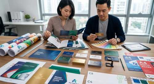Printing Services Singapore 2026: Professional Print Solutions 6 Various printed products including banners, brochures and business cards